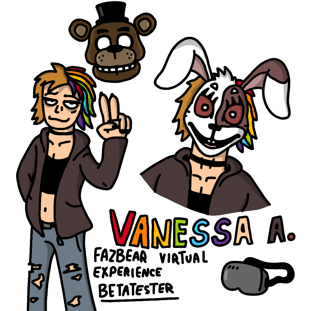 Vanessa a fazbear entertainment experience betatester rfivenightsatfreddys