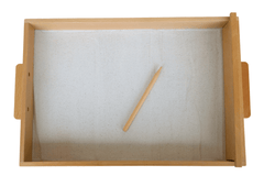 Montessori tracing tray i the montessori room
