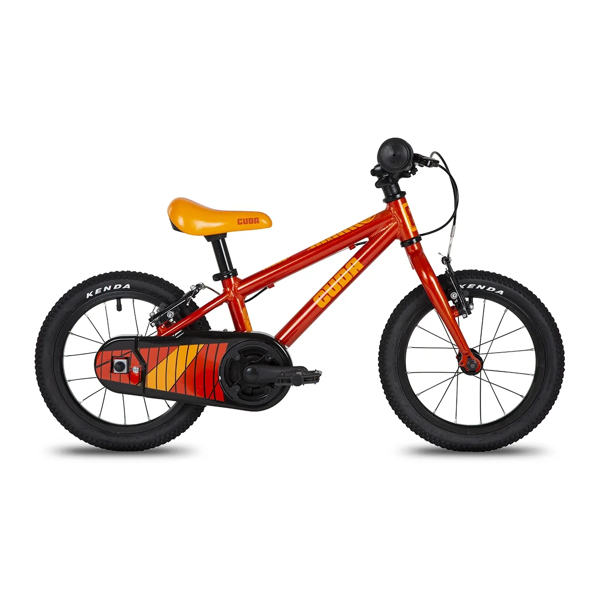 Cuda trace pavement inch wheel kids mountain bike orange