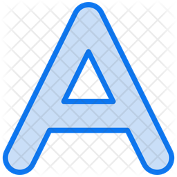 Capital alphabet icons
