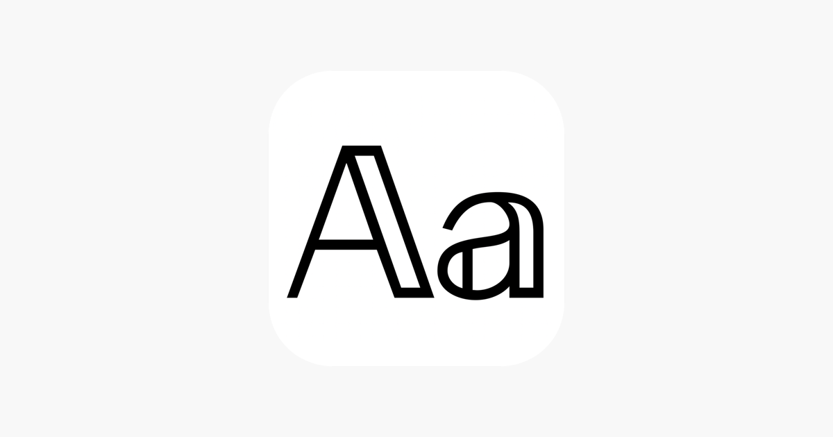 Fonts na app store