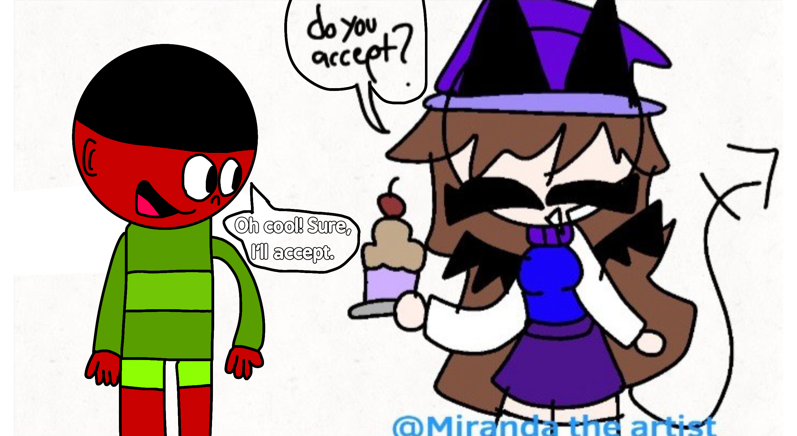 Saluki give me a cupcake collab by jesevi