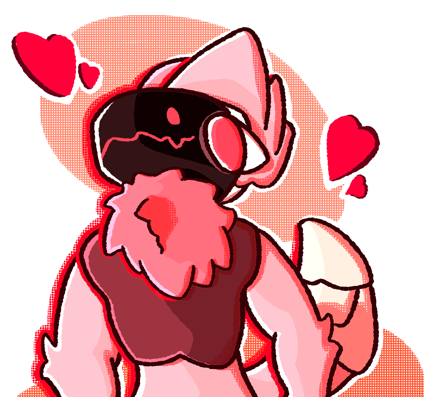 Art by me been wanting to draw in red for a while so heres one of wisp rprotogen