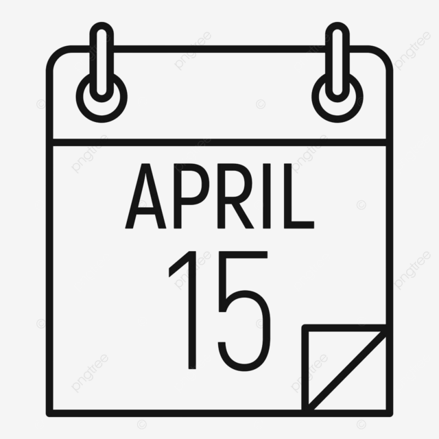 Icono de calendario del de abril png icono aão calendario png y vector para dcargar gratis