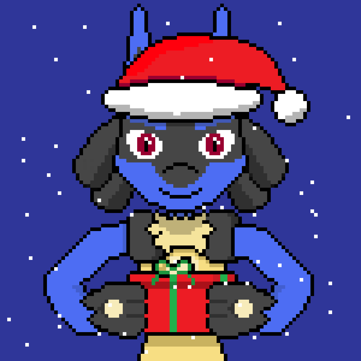 Merry christmas from lucario by sansman on