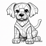 Toy poodle coloring pages
