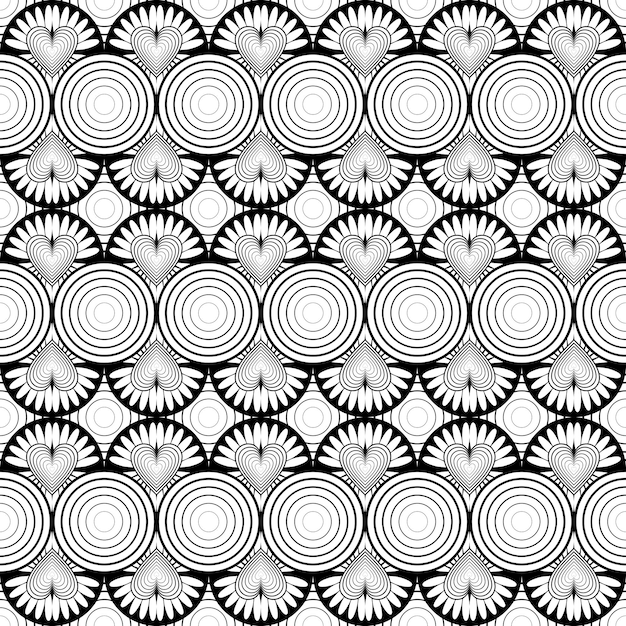 Premium vector set of different circles abstract monochrome design elements vector geometric shapes
