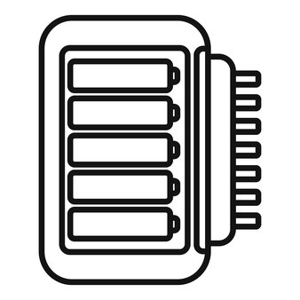 Page accordion silhouette with white details images