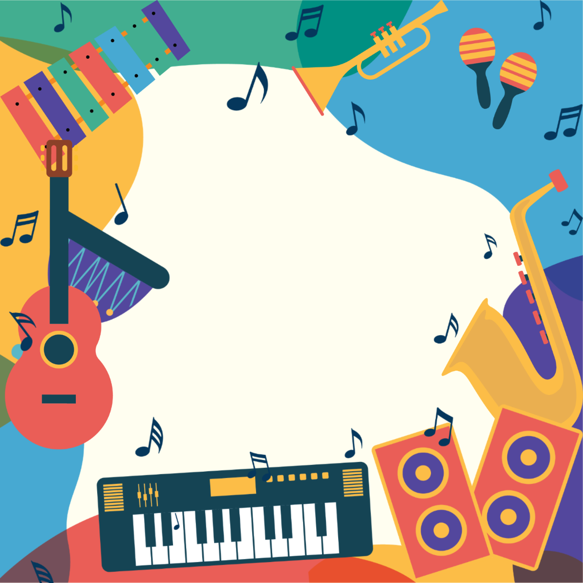 Free music vector