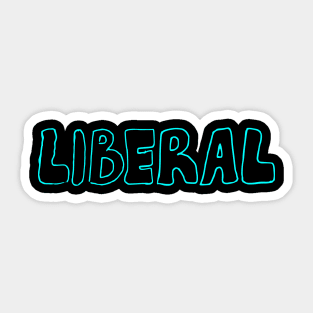 Liberal stickers for sale