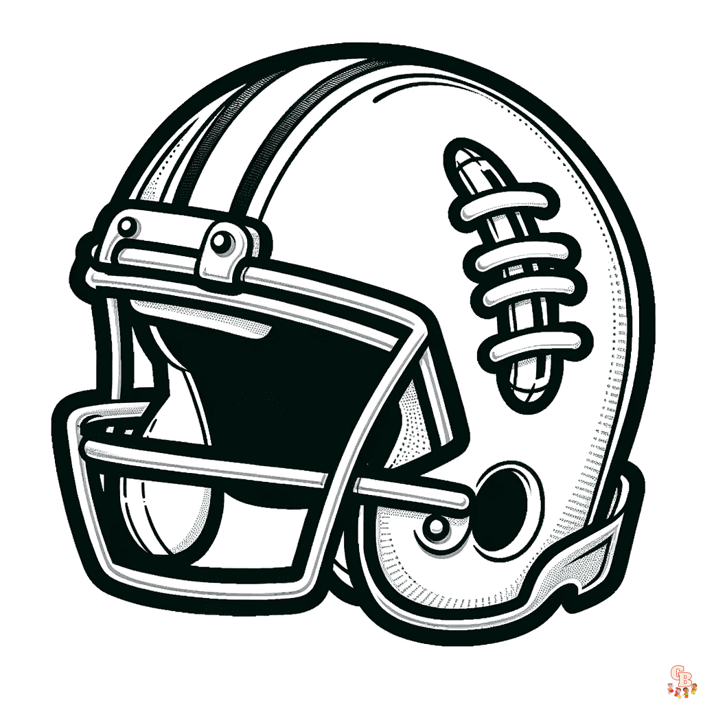 Printable american football coloring pages free