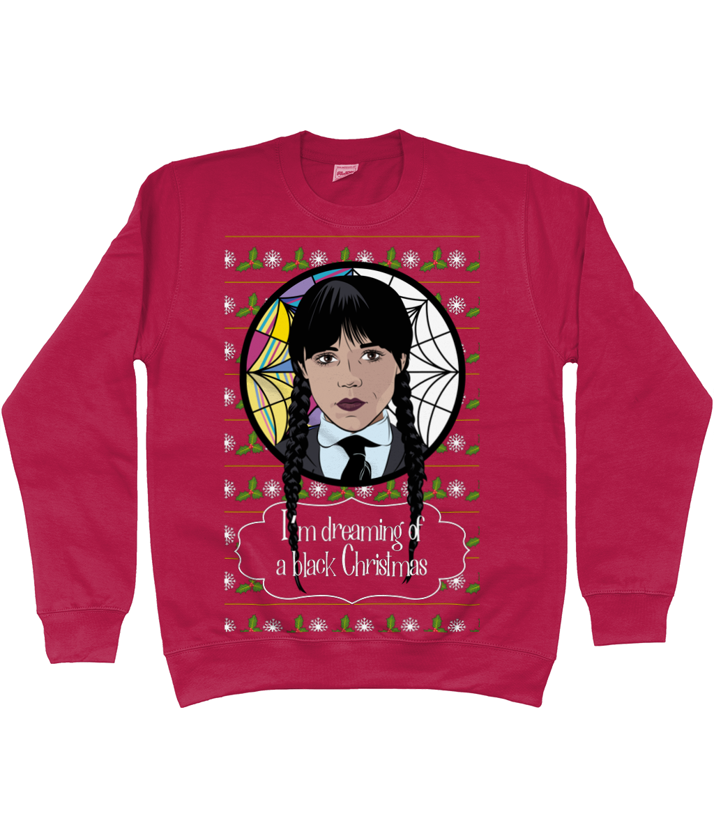 Wednesday addams christmas jumper