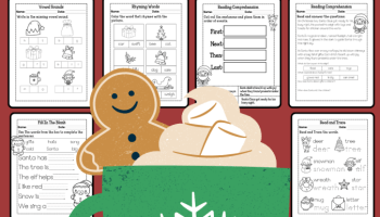 Nd grade language arts no prep christmas workbook â miniature masterminds