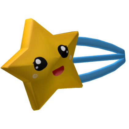 Cute trendy kawaii star hair clip roblox item