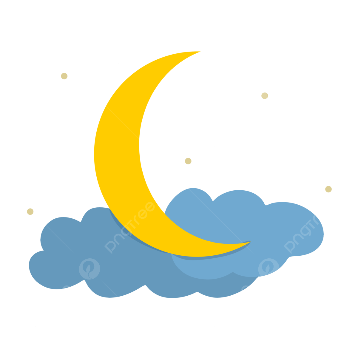 Half moon with star png transparent images free download vector files