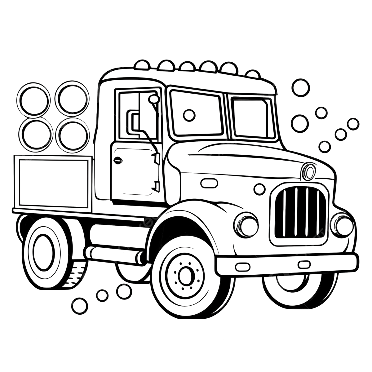 Cartoon train outline png transparent images free download vector files