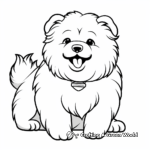 Chow chow coloring pages