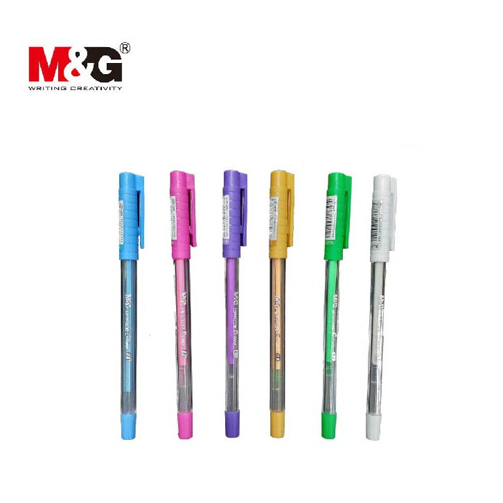 Mg office pastel white ink gel pen