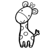 Giraffes coloring pages printable for free download