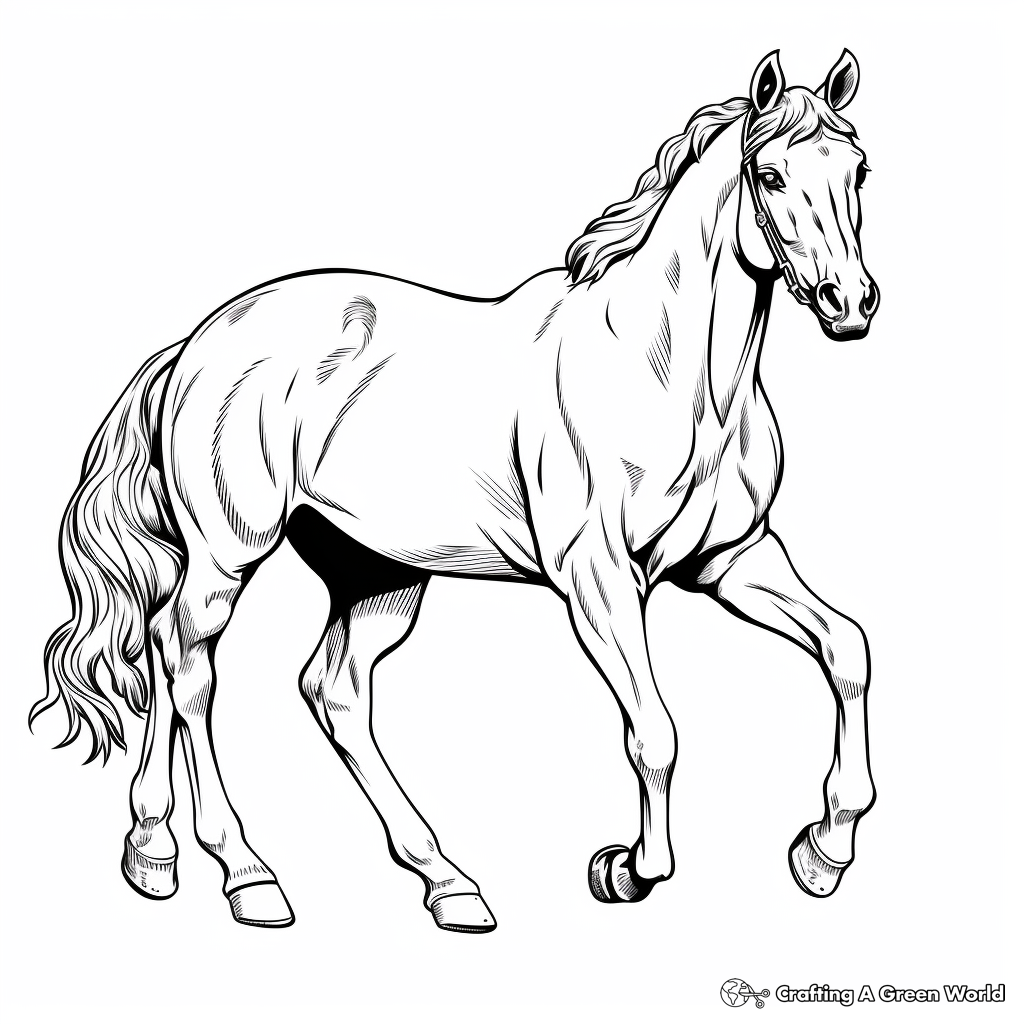 Secretariat coloring pages