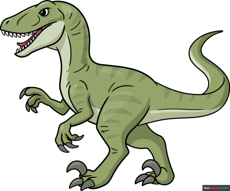 Dinosaur drawing ideas with step by step drawings