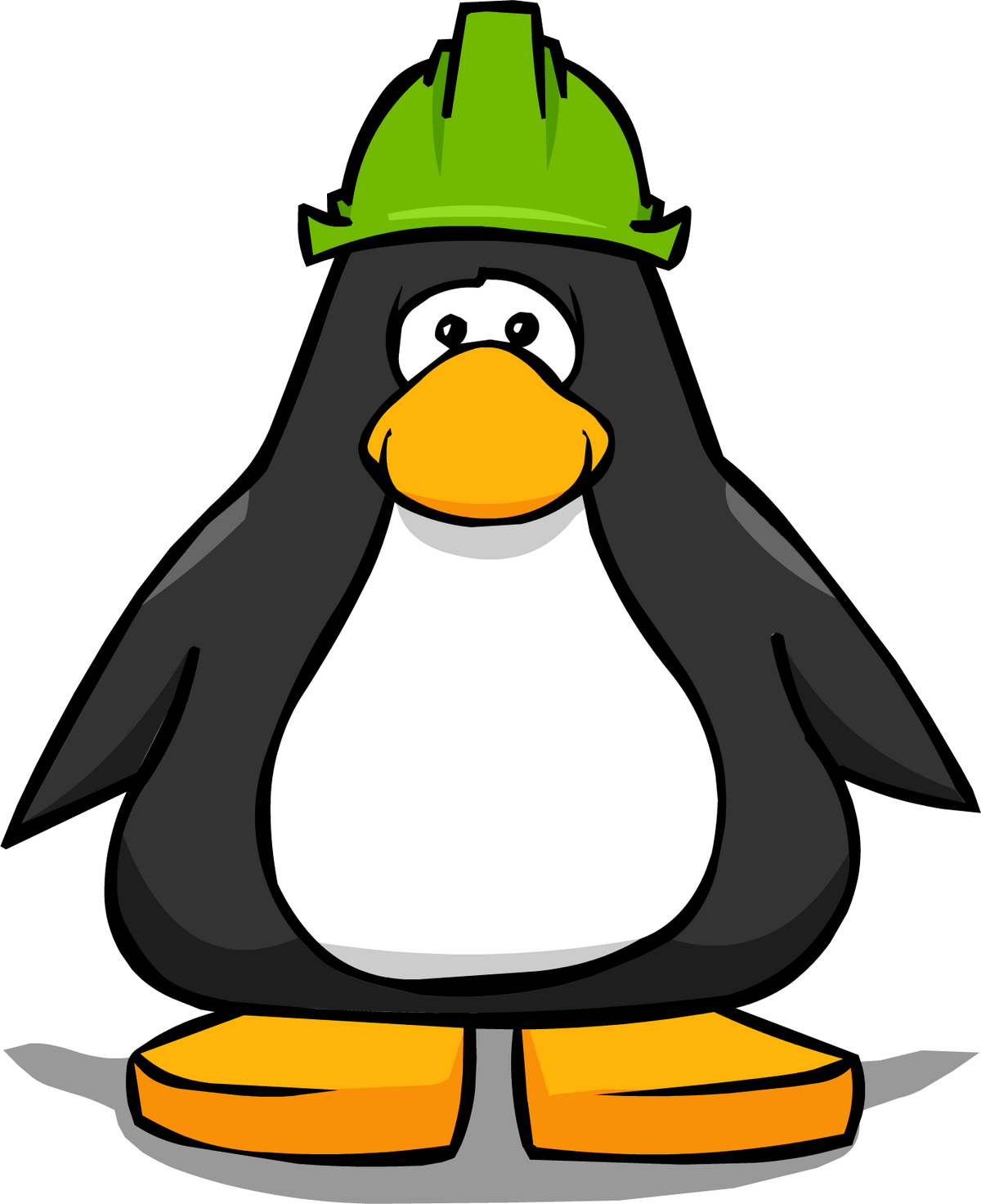Green hard hat club penguin wiki