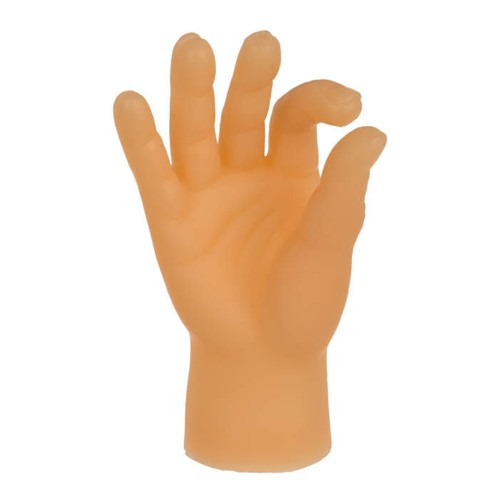 Finger puppet hand gestures ca
