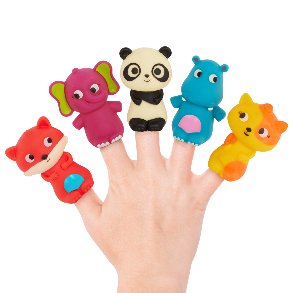 Pinky pals crew animal finger puppets b toys