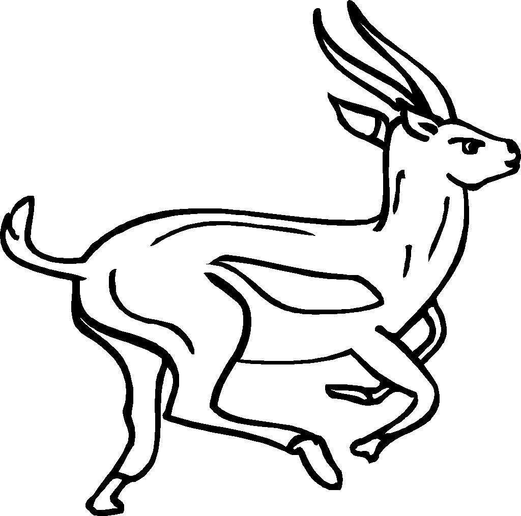 Springbok coloring pages printable for free download