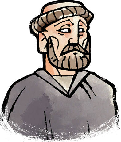 Pentiment characters