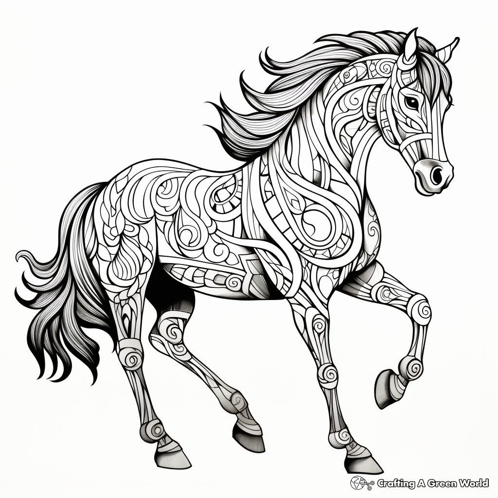 Horse coloring pages