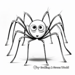 Baby long legs coloring pages