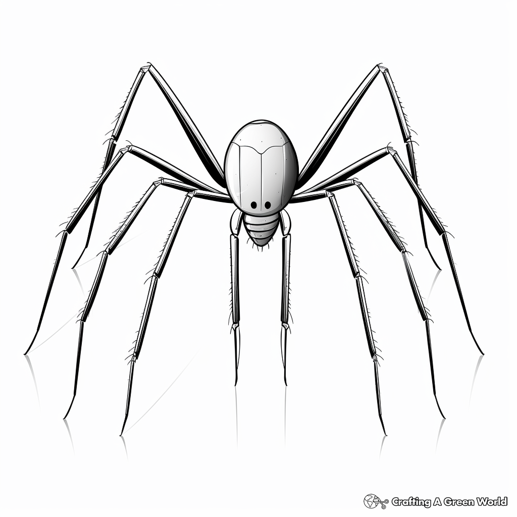 Baby long legs coloring pages