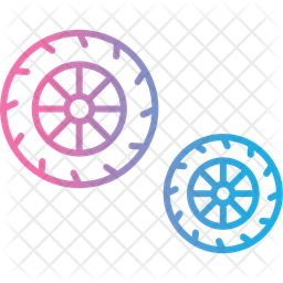 Tides gradient icons