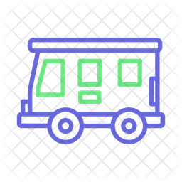 Vacation time dual tone icons