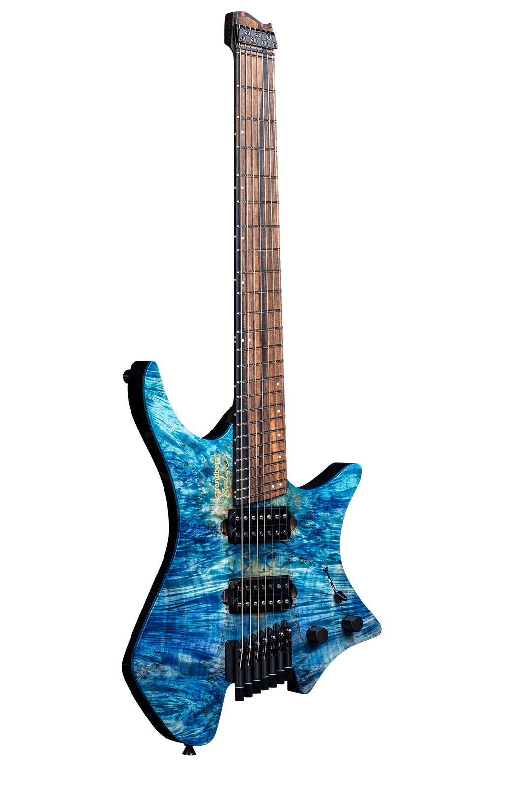Boden j artisan ebony fullmoon summer blue strandberg guitars