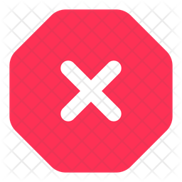 User cross flat icons