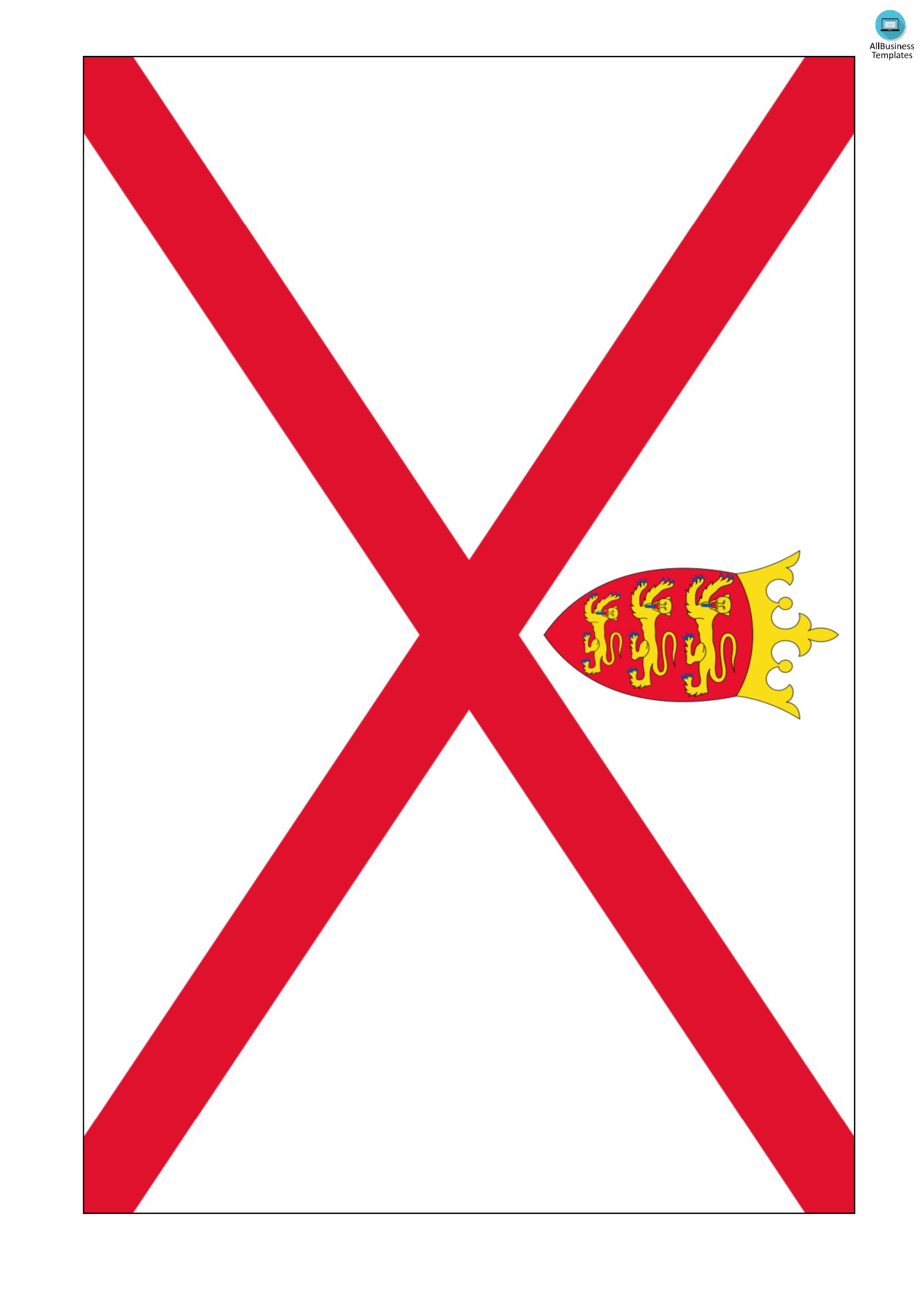 Jersey flag templates at