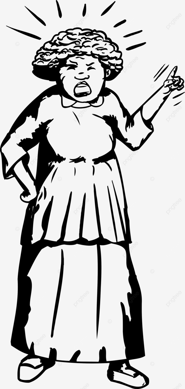 Quema de mujer loca seãalando culpando png dibujos clipart femenino dedo ãndice png imagen para dcarga gratuita