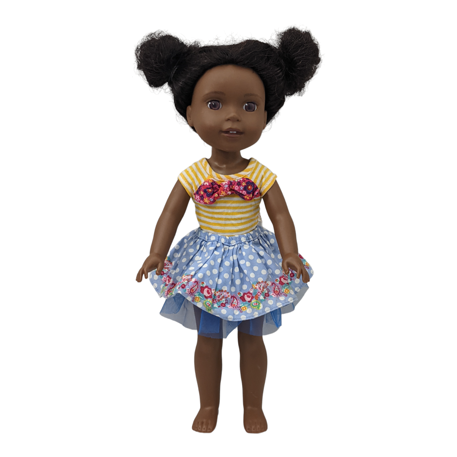 American girl wellie wishers kendall black african american doll