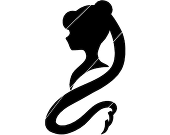 Anime sailor moon silhouette manga svg cricut cut file