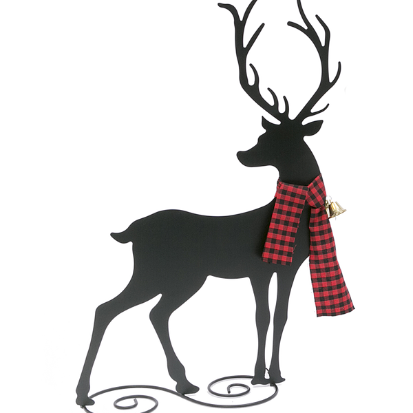 Metal reindeer silhouette