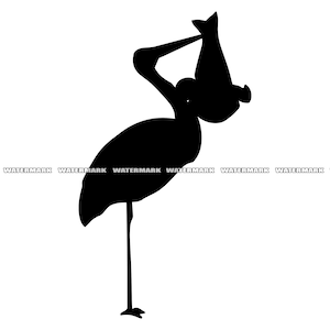 Stork clipart