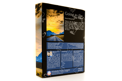 Glacier national park puzzle going to the sun road unique wooden jigsaw wimberley puzzle pany