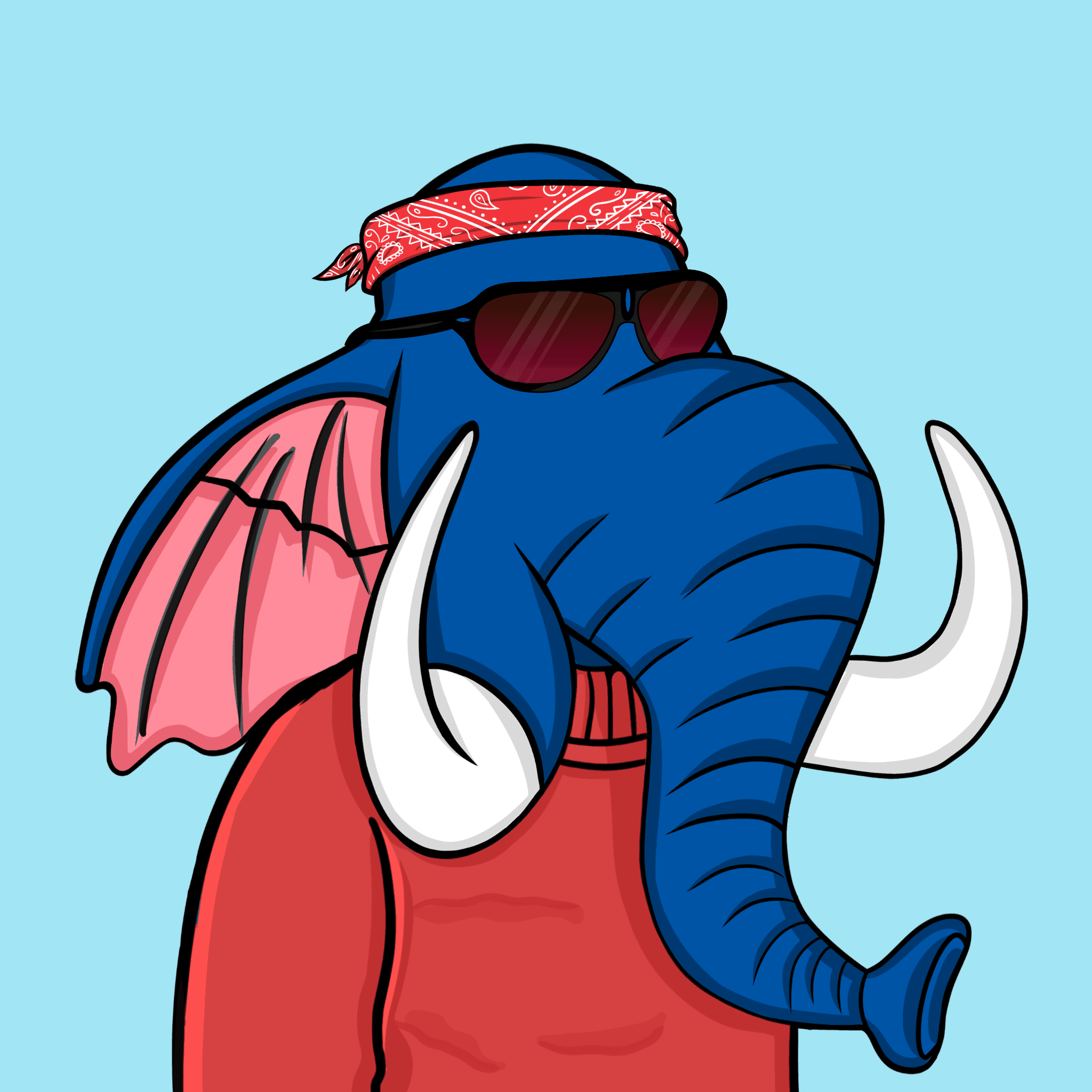 Untamed elephants