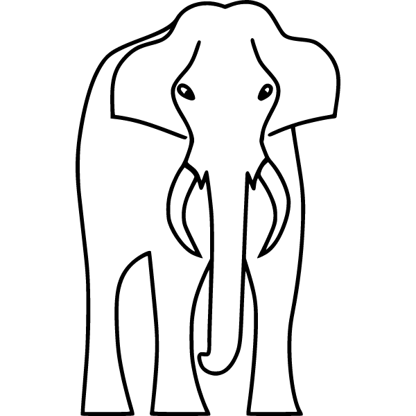 Elephant a free svg