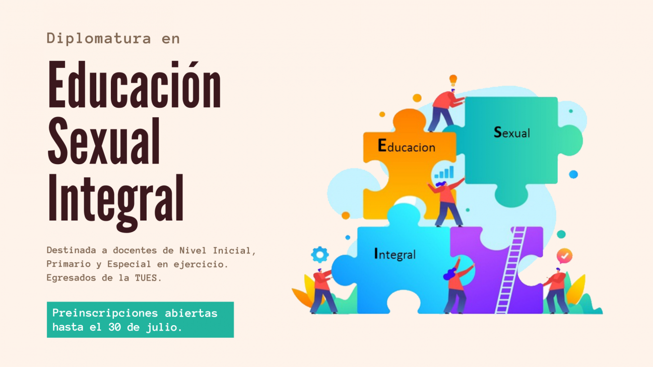 Extienden plazo pa inscribirse a diplomatura en caciãn sexual integral