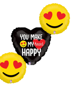 Heart eye emoji balloon sprinkles confetti party boxes party supplies outlet sale discover the latest fashion trends and buy now