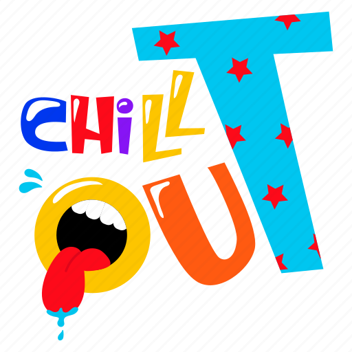 Tongue emoji chill out chill emoji funny emoji cute emoticon sticker