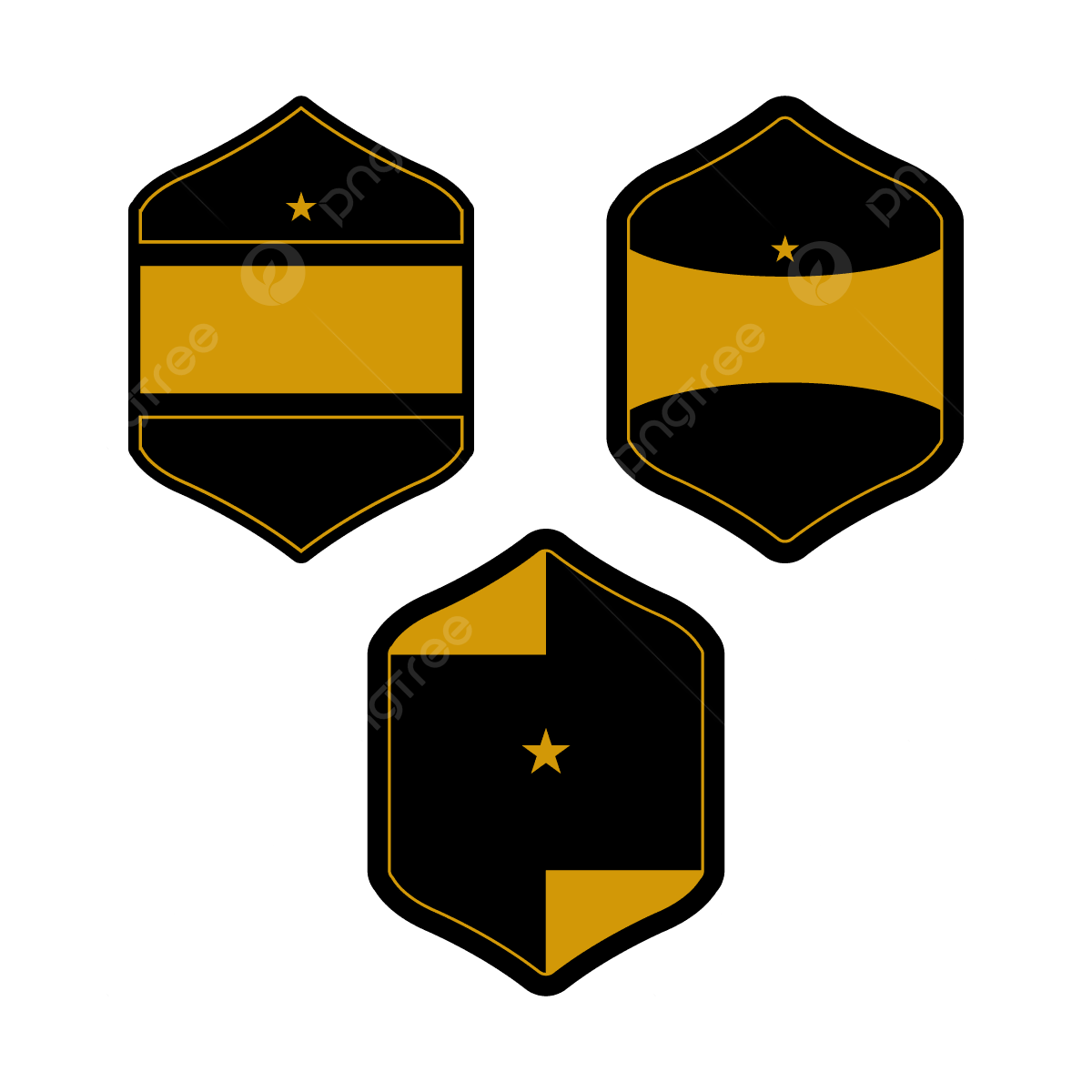 Blank black gold png transparent images free download vector files